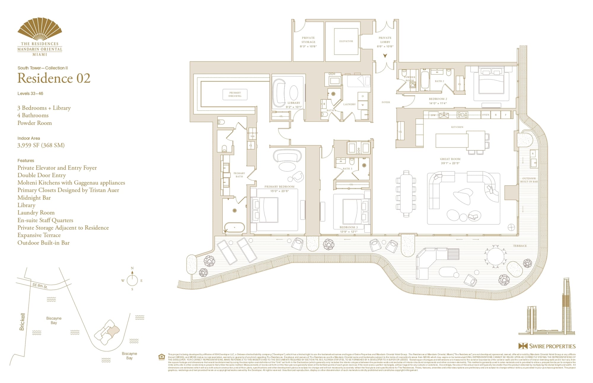 Residence 02 - Levels 33-46