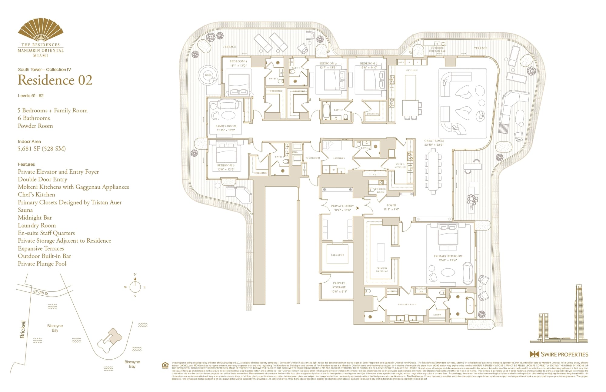 Residence 02 - Levels 61-62